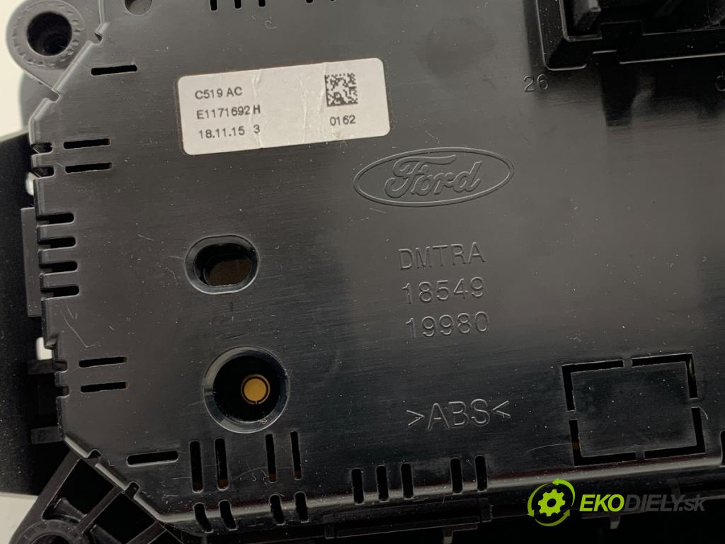 FORD FOCUS IV liftback 2019 92 kW 1.0 EcoBoost 999 Panel ovládania kúrenia  (Prepínacie páčky pod volantom)
