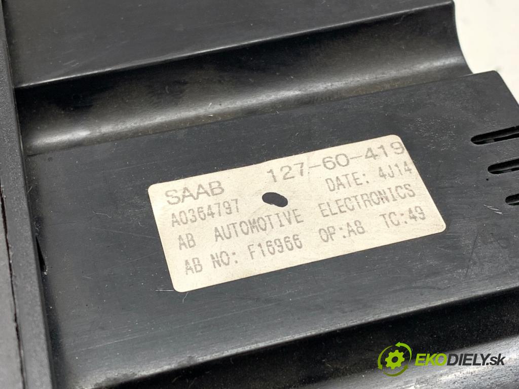 SAAB 9-5 Kombi 2004 136 kW 2.0 t 1985 Panel ovládaní topení 127-60-419 (Páčky pod volantem)