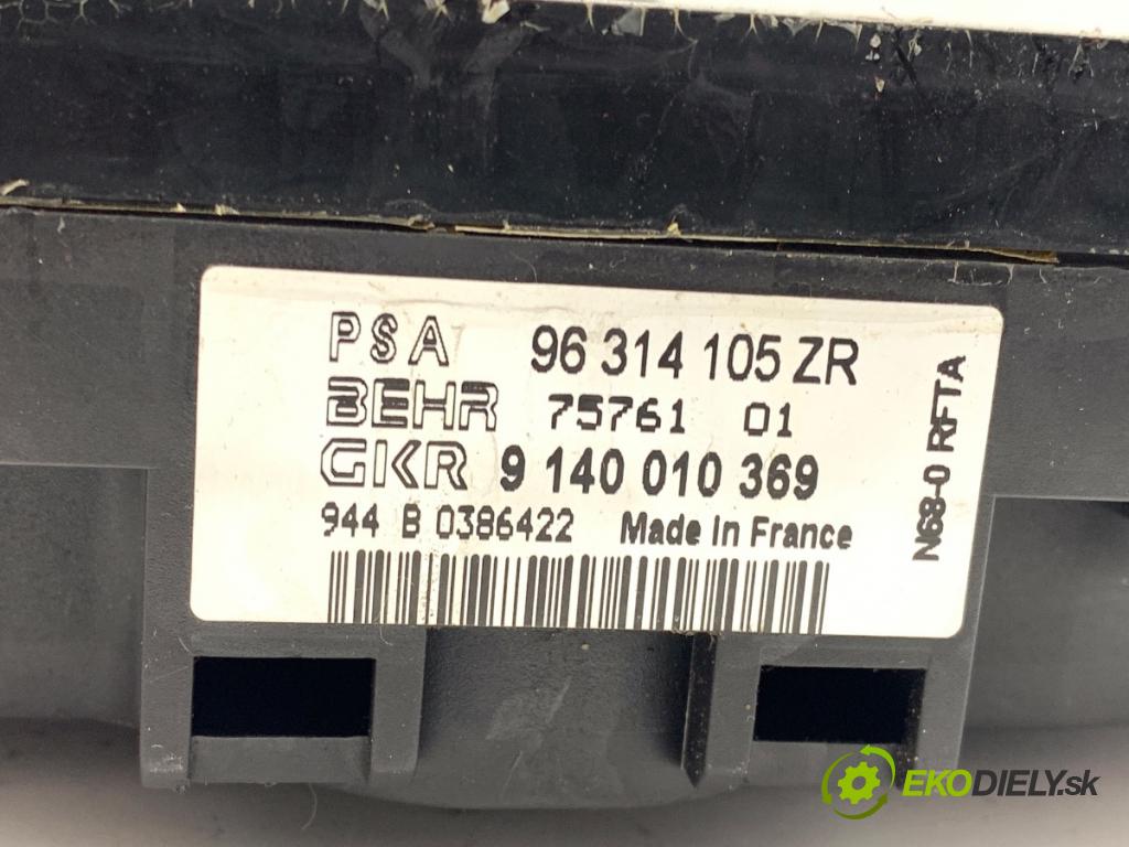 CITROEN XSARA PICASSO nadwozie wielkoprzestrzenne (MPV) 2001 85 kW 1.8 16V 1749 Panel ovládaní topení 96314105ZR (Páčky pod volantem)