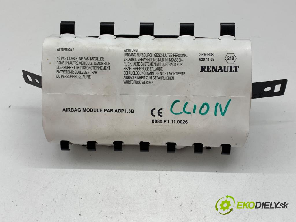 RENAULT CLIO IV liftback 2018 54 kW 1.2 16V 1149 AirBag spolujazdca 985250096R (Airbag)