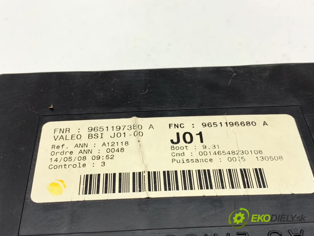 PEUGEOT 307 liftback 2003 79 kW 2.0 HDi 110 1997 Modul UPC 9651197380