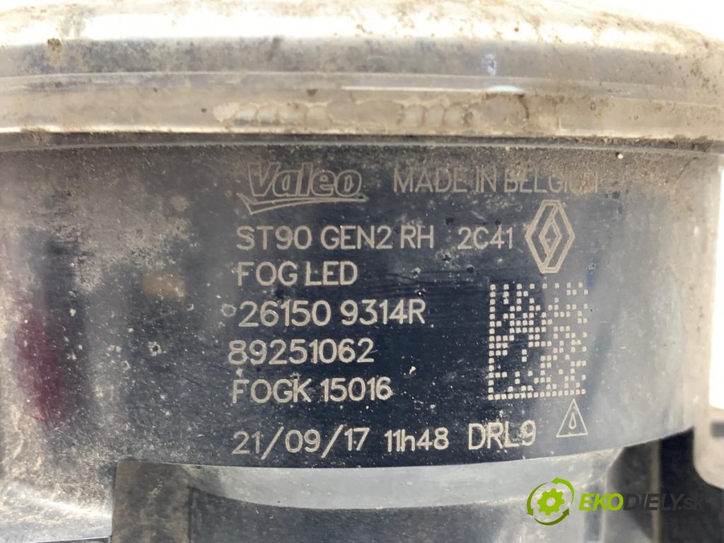 RENAULT TALISMAN sedan 2017 118 kW 1.6 dCi 160 1598 hmlové svetlo, hmlovka pravý přední část 261509314R