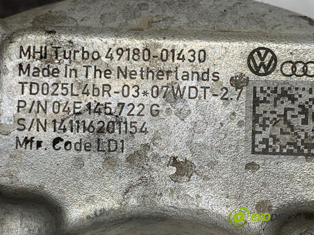 VW TIGUAN SUV 2016 110 kW 1.4 TSI 1395 Turbodúchadlo,turbo 04E145722G (Turbodúchadlo (kompletné))