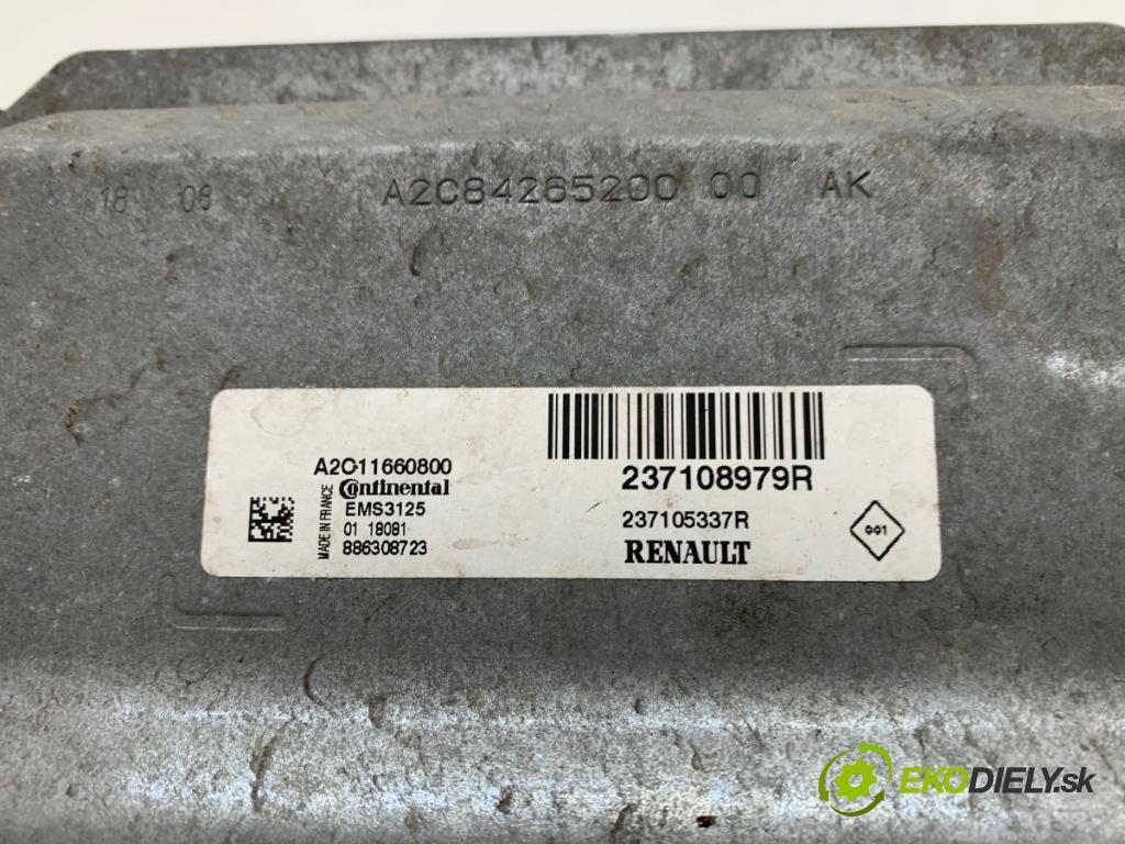 RENAULT CLIO IV liftback 2018 54 kW 1.2 16V 1149 řídící jednotka motora 237108979R (Řídicí jednotka)