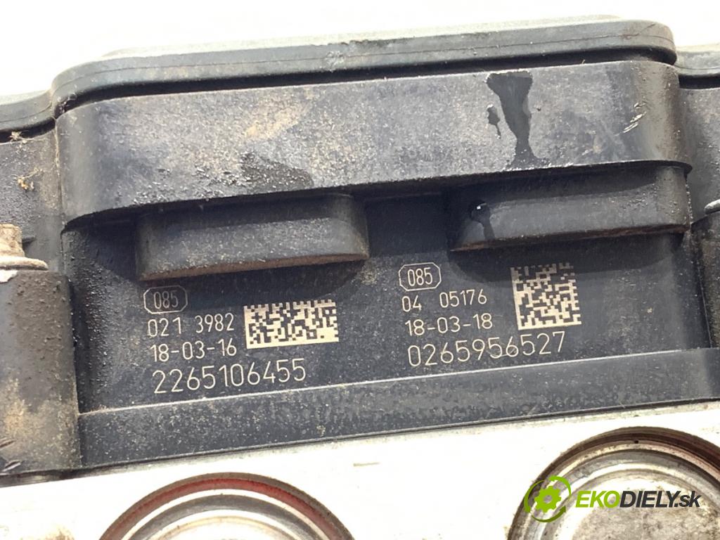 RENAULT CLIO IV liftback 2018 54 kW 1.2 16V 1149 Pumpa ABS 0265956527 (Pumpa ABS)