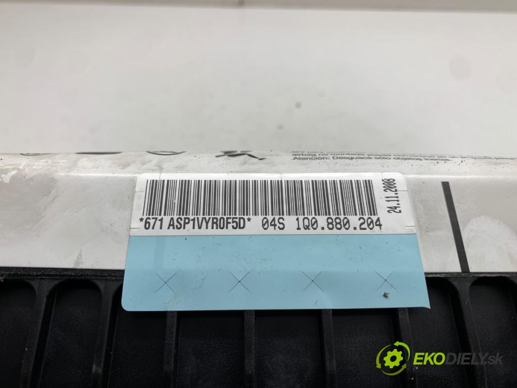 VW EOS kabriolet 2008 103 kW 2.0 TDI 1968 AirBag spolujazdca 1Q0880204 (Airbag)