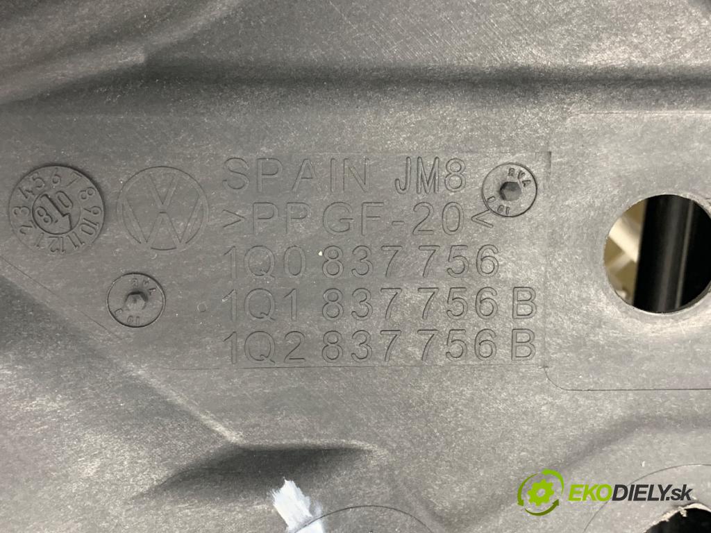 VW EOS kabriolet 2008 103 kW 2.0 TDI 1968 mechanismus okna pravý přední část 1Q0959702F