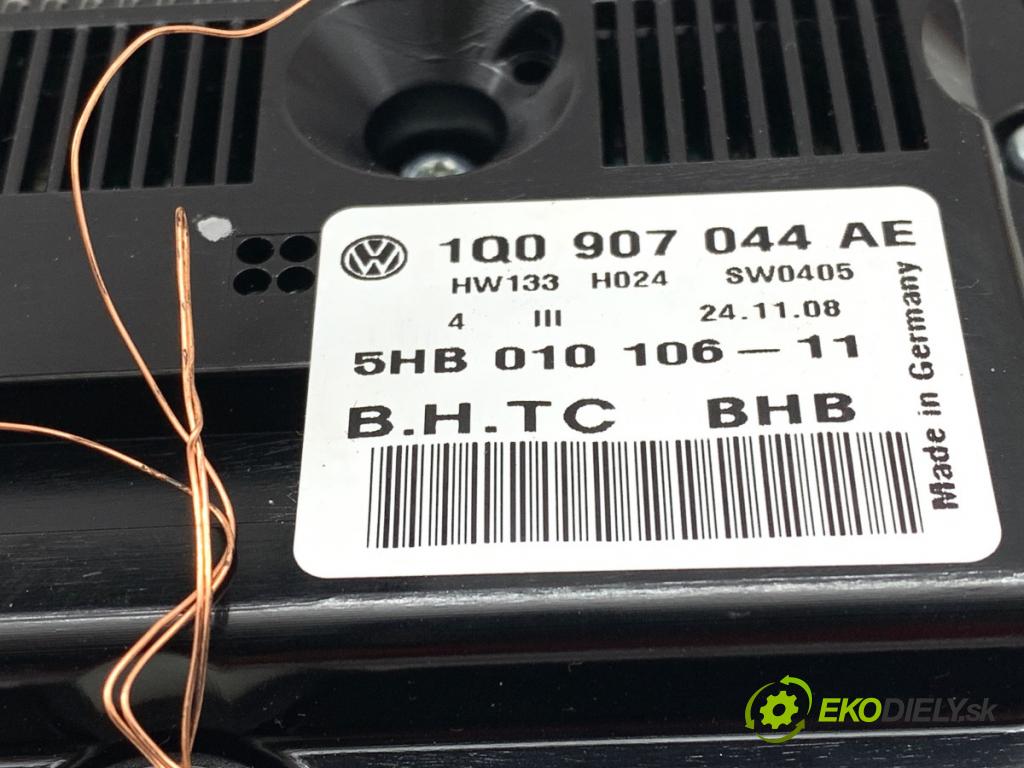 VW EOS kabriolet 2008 103 kW 2.0 TDI 1968 Panel ovládaní topení 1Q0907044AE (Páčky pod volantem)