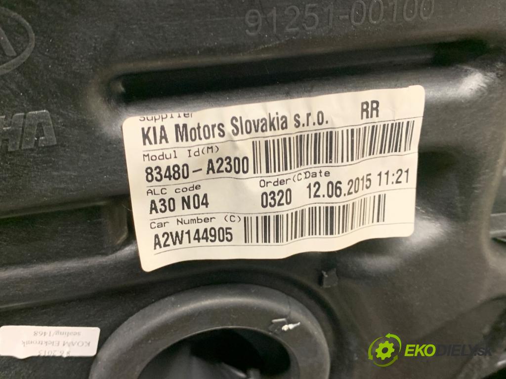 KIA CEED Kombi 2015 94 kW 1.6 CRDi 128 1582 Mechanizmus okna pravy zad 83480-A2300