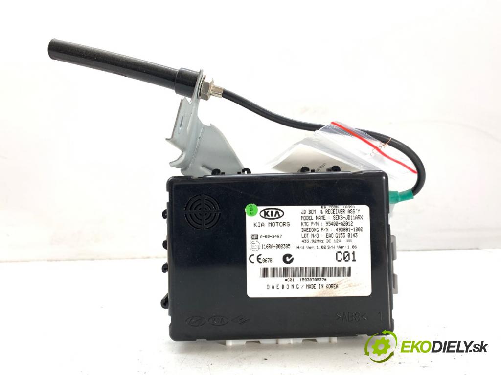 KIA CEED Kombi 2015 94 kW 1.6 CRDi 128 1582 Modul BCM 95400-A2012 (Riadiaca jednotka ostatné)