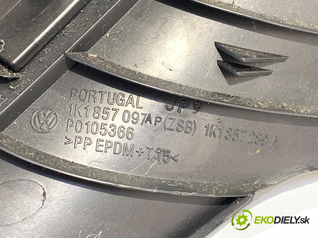 VW EOS kabriolet 2008 103 kW 2.0 TDI 1968 přihrádka kastlík spolujezdce 1K1857097 (Přihrádka (kastlík))