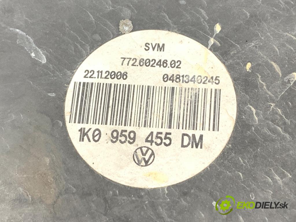 SEAT ALTEA XL nadwozie wielkoprzestrzenne (MPV) 2007 75 kW 1.6 1595 Ventilátor chladiča 1K0959455DM (Ventilátor)
