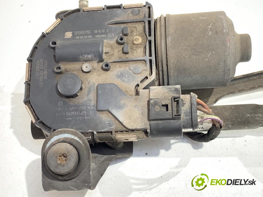 SEAT ALTEA XL nadwozie wielkoprzestrzenne (MPV) 2007 75 kW 1.6 1595 mechanismus stěračů levý přední část 5P0955023F