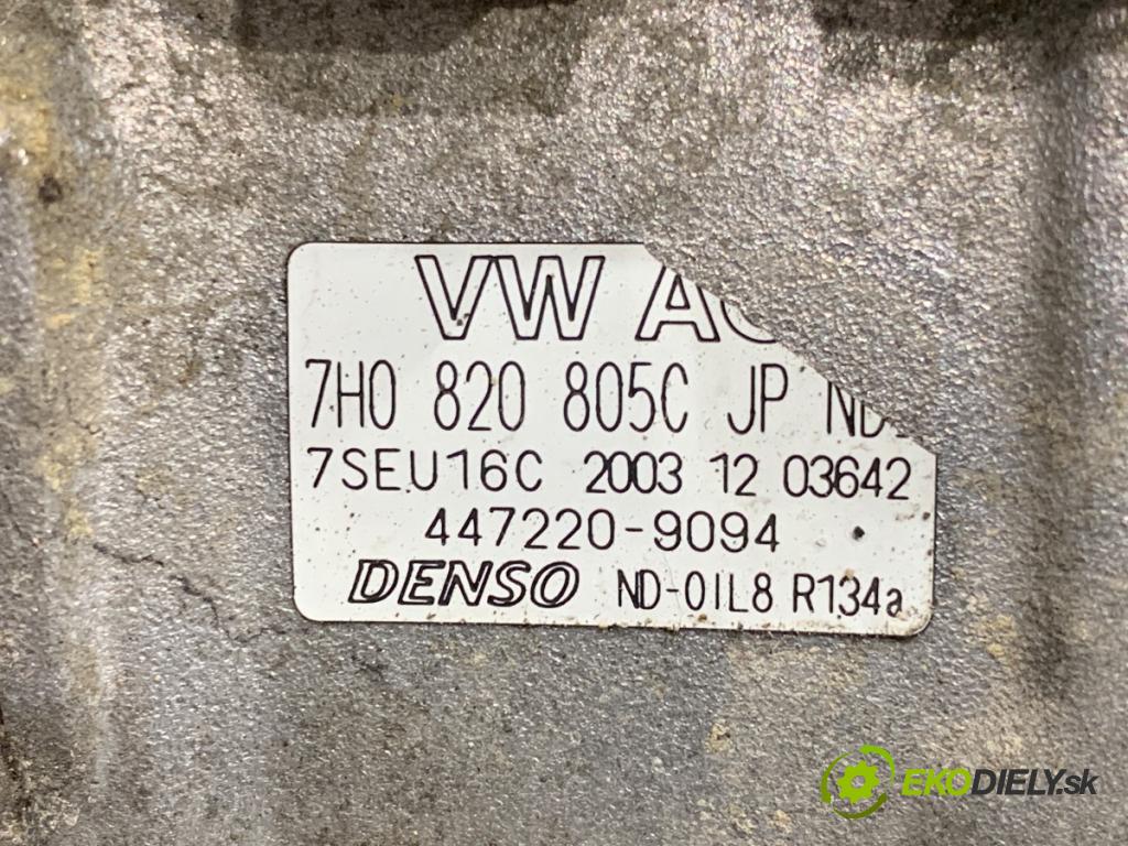 VW TOUAREG SUV 2004 230 kW 5.0 V10 TDI 4921 Kompresor klimatizácie 7H0820805C (Kompresor klimatizácie)
