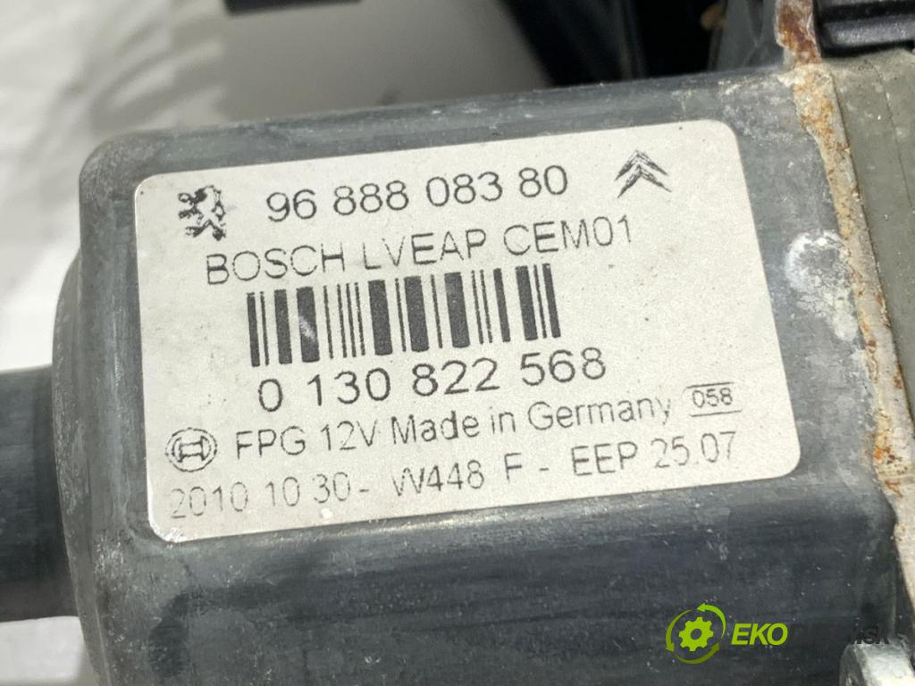 PEUGEOT 508 I sedan 2011 82 kW 1.6 HDi 1560 mechanismus okna pravý zadní část 9688808380