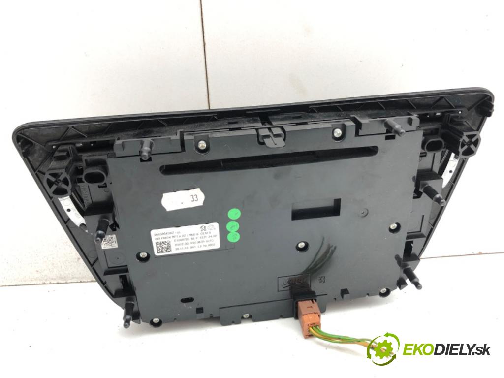 PEUGEOT 508 I sedan 2011 82 kW 1.6 HDi 1560 Panel ovládania kúrenia 96656643XZ (Prepínacie páčky pod volantom)