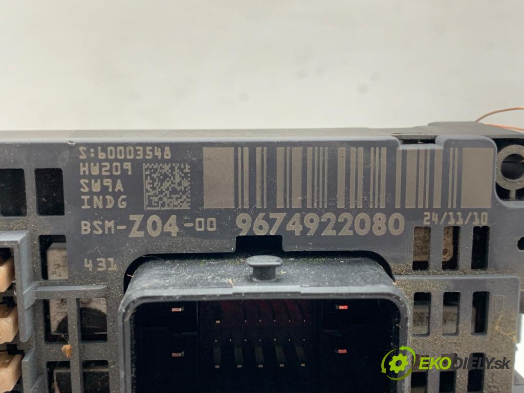 PEUGEOT 508 I sedan 2011 82 kW 1.6 HDi 1560 Modul BSM 9674922080 (Riadiaca jednotka ostatné)