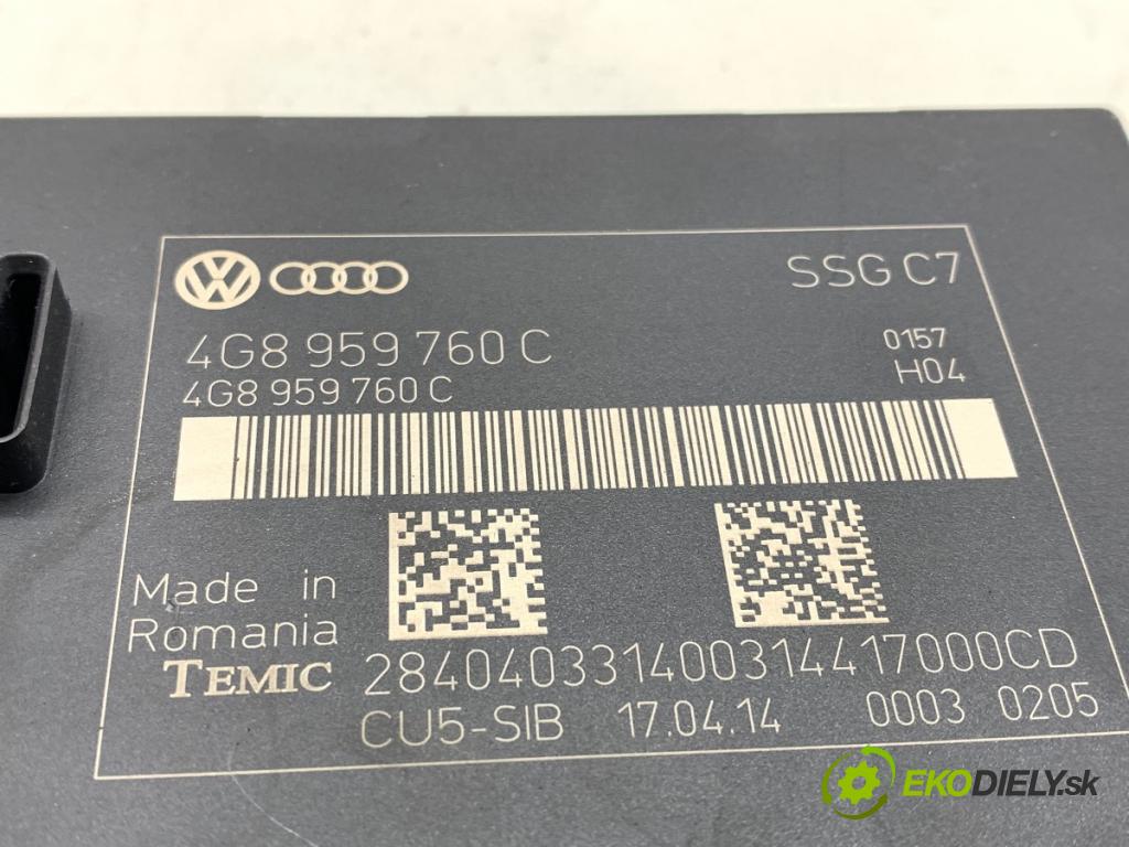 AUDI A6 C7 sedan 2014 180 kW 3.0 TDI quattro 2967 modul sedačky 4G8959760C