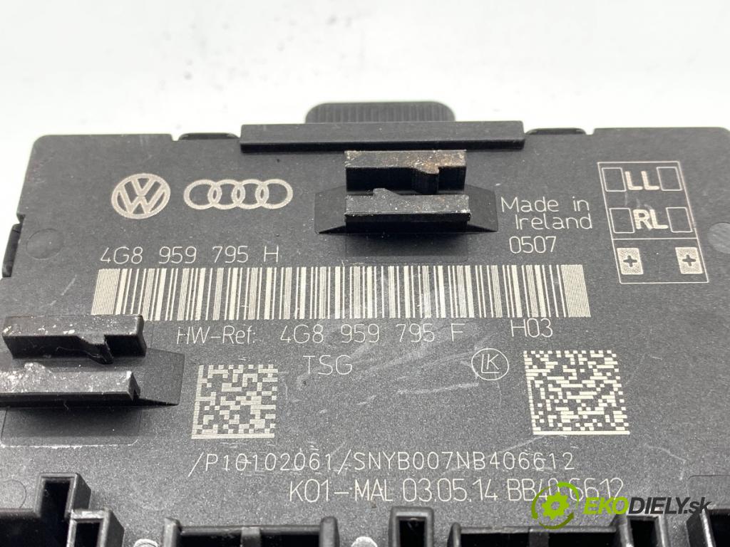 AUDI A6 C7 sedan 2014 180 kW 3.0 TDI quattro 2967 Modul Dvere pravy zad 4G8959795H