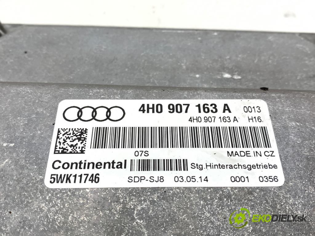 AUDI A6 C7 sedan 2014 180 kW 3.0 TDI quattro 2967 modul řídící jednotka náhonu 4H0907163A