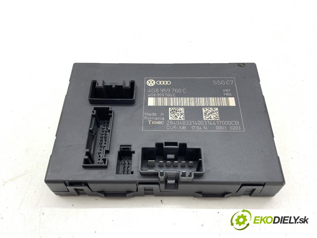 AUDI A6 C7 sedan 2014 180 kW 3.0 TDI quattro 2967 modul sedačky 4G8959760C