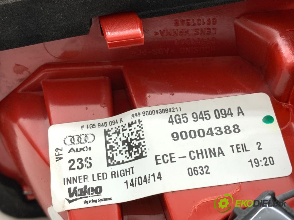 AUDI A6 C7 sedan 2014 180 kW 3.0 TDI quattro 2967 světlo pravý zadní část vnitřní 4G5945094A