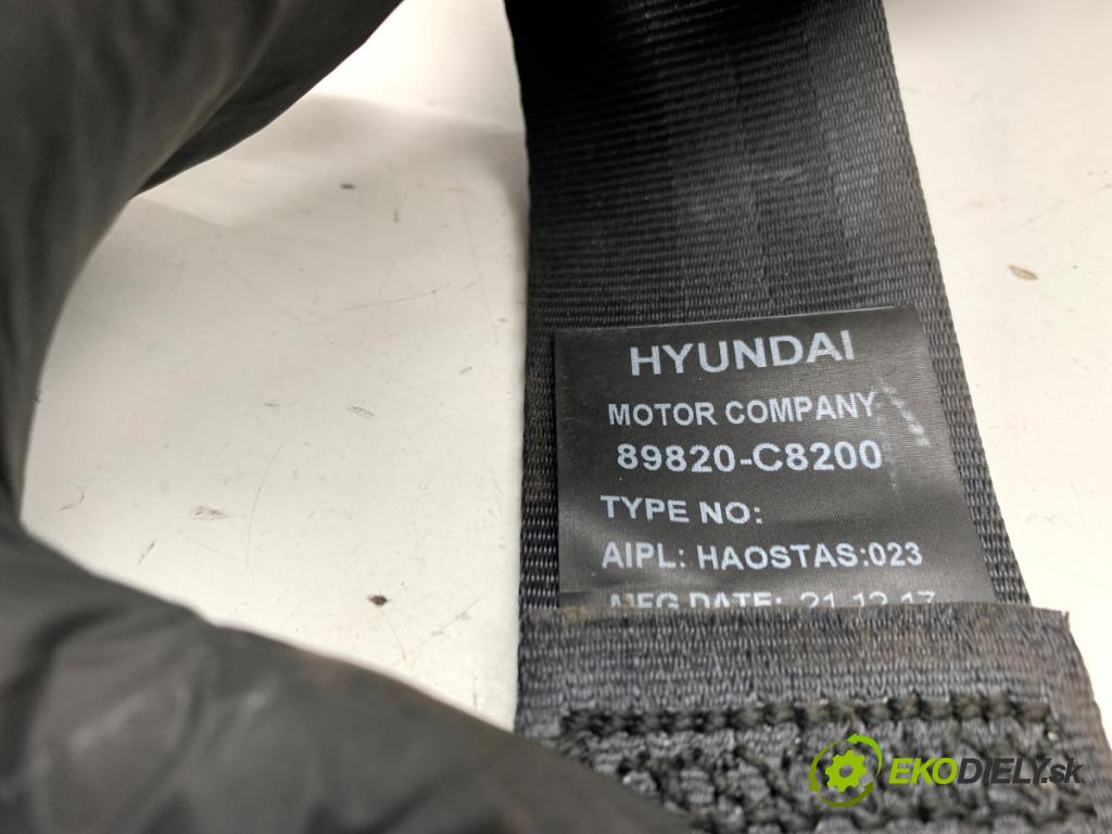 HYUNDAI i20 II liftback 2018 62 kW 1.2 1248 držák bezpečnost pravý zadní část 89820-C8200