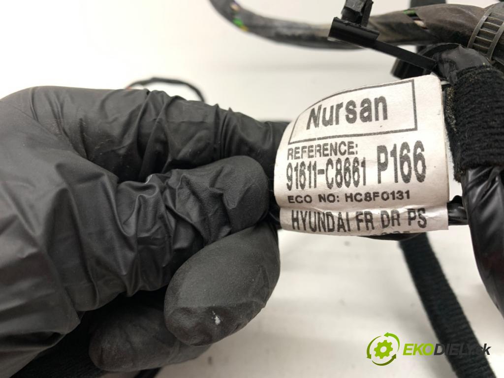HYUNDAI i20 II liftback 2018 62 kW 1.2 1248 Káblovačka Dvere predný pravy 91611-C8661