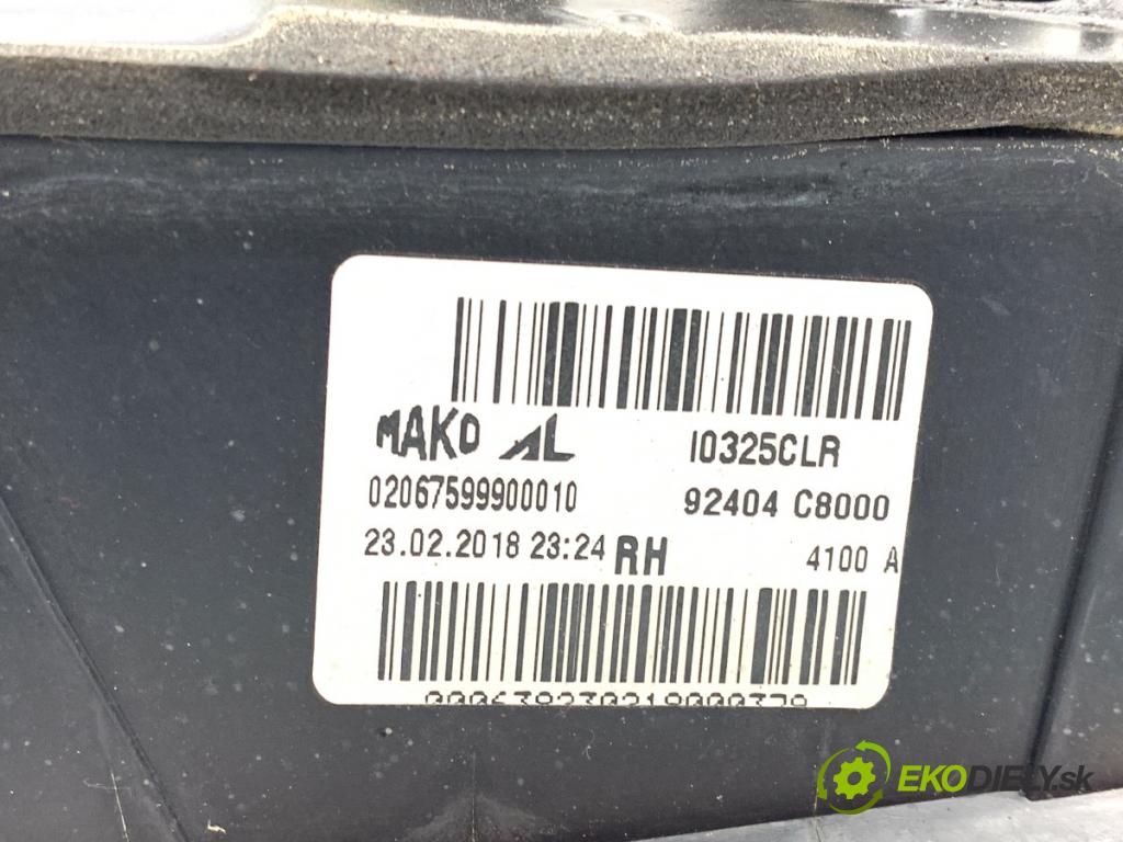 HYUNDAI i20 II liftback 2018 62 kW 1.2 1248 Svetlo pravy zad vnútorná 92404-C8000