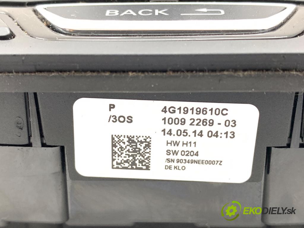 AUDI A6 C7 sedan 2014 180 kW 3.0 TDI quattro 2967 Panel ovládaní radia 4G1919610C (Páčky pod volantem)