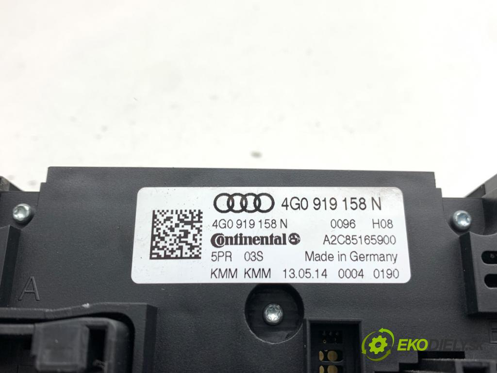 AUDI A6 C7 sedan 2014 180 kW 3.0 TDI quattro 2967 Panel ovládaní topení zadní část 4G0919158N