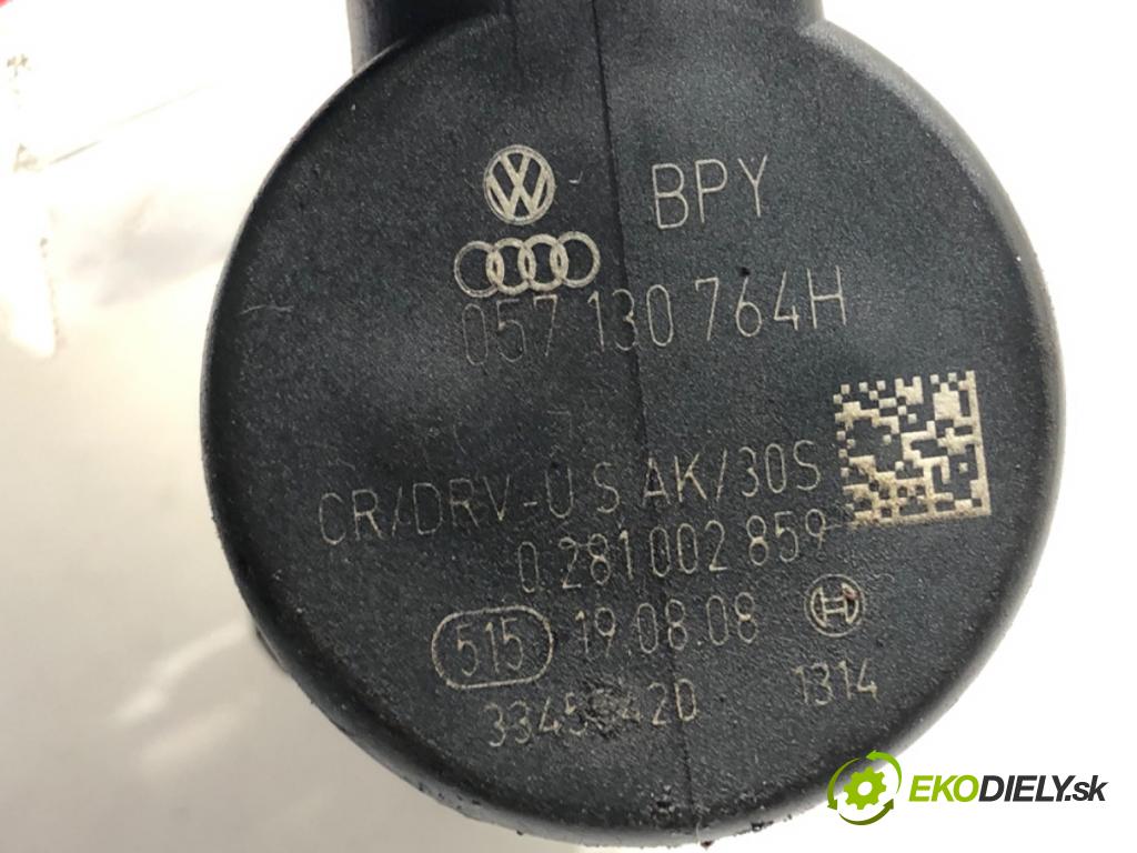 VW EOS kabriolet 2008 103 kW 2.0 TDI 1968 Snímač tlaku paliva 0281002859 (Snímač)