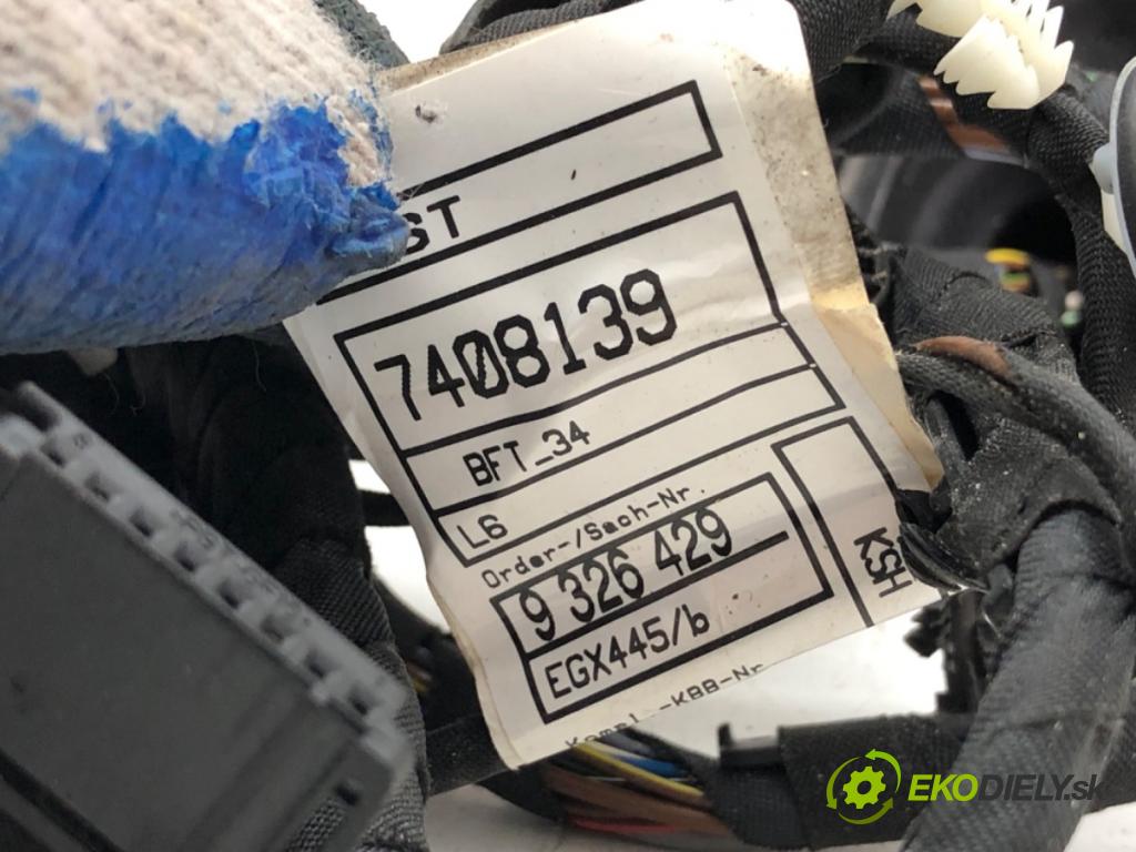 BMW F34 liftback 2016 190 kW 330 d 2993 Káblovačka Dvere predný pravy 9326429