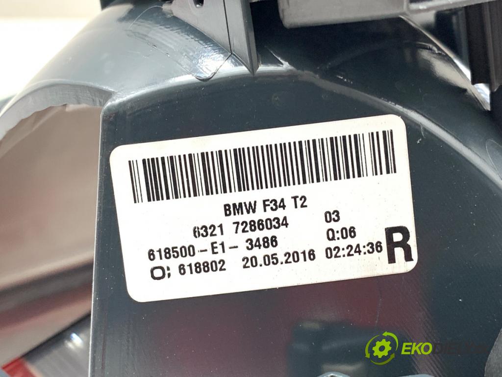 BMW F34 liftback 2016 190 kW 330 d 2993 Svetlo pravy zad vnútorná 7286034