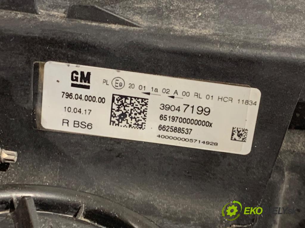 OPEL ASTRA K Kombi 2017 110 kW 1.4 Turbo (35) 1399 Svetlomet pravy predný 39047199