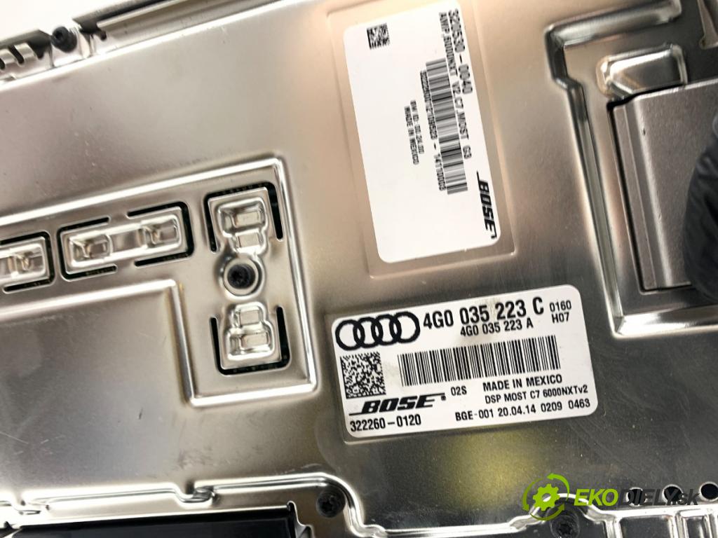 AUDI A6 C7 sedan 2014 180 kW 3.0 TDI quattro 2967 zesilovač 4G0035223C (Zesilovač)