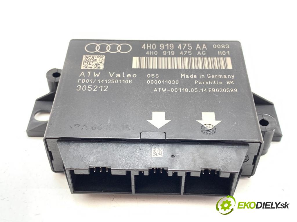 AUDI A6 C7 sedan 2014 180 kW 3.0 TDI quattro 2967 modul PDC 4H0919475AA (Řídící jednotka ostatní)