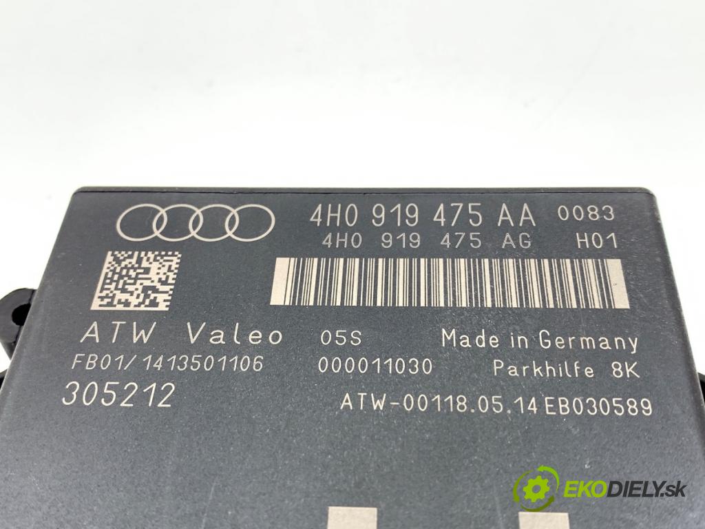 AUDI A6 C7 sedan 2014 180 kW 3.0 TDI quattro 2967 modul PDC 4H0919475AA (Řídící jednotka ostatní)