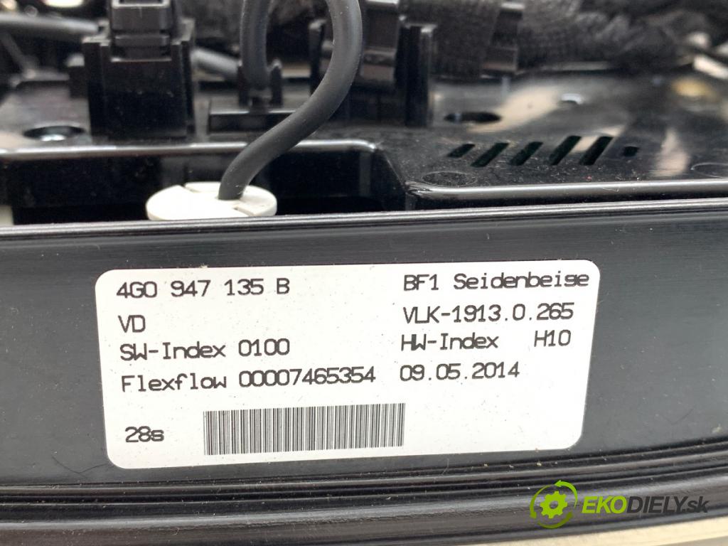 AUDI A6 C7 sedan 2014 180 kW 3.0 TDI quattro 2967 světlo stropní 4G0951177