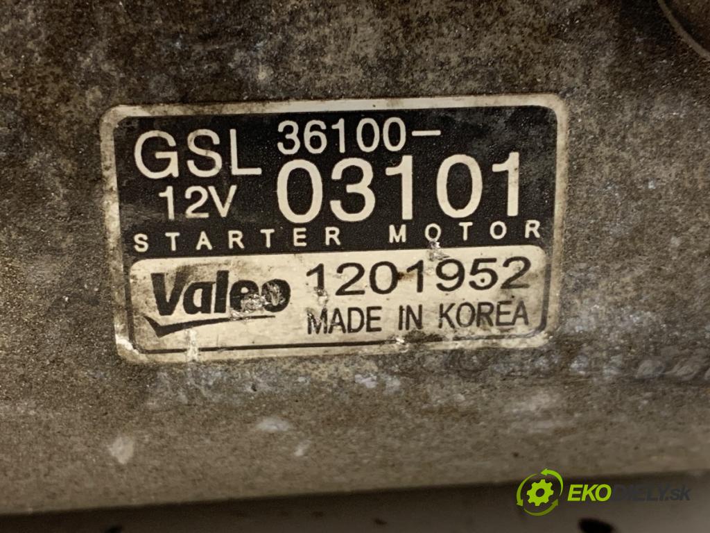 HYUNDAI i20 II liftback 2018 62 kW 1.2 1248 startér 36100-03101 (Startér)