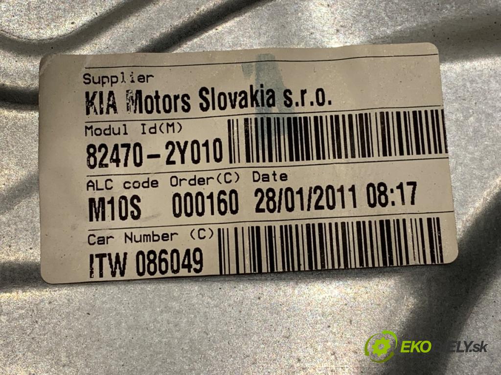 HYUNDAI ix35 SUV 2011 85 kW 1.7 CRDi 1685 mechanismus okna levý přední část 82470-2Y010