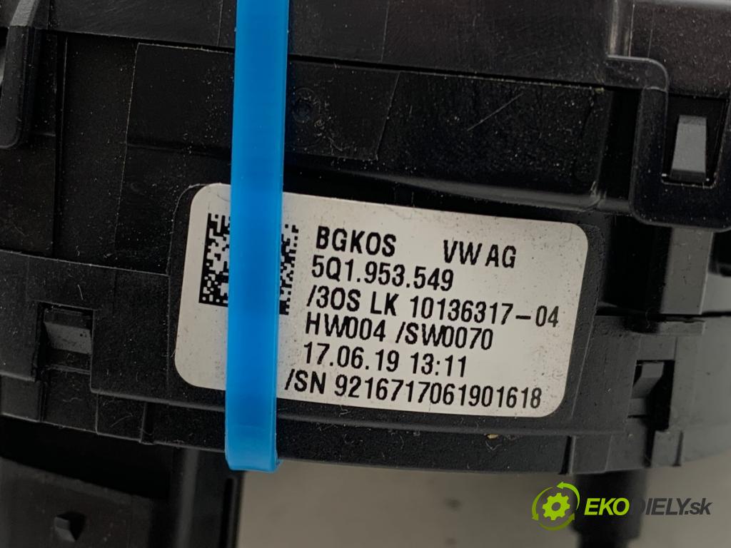 SKODA OCTAVIA III liftback 2019 85 kW 1.6 TDI 1598 kroužek slimák airbag 5Q1953549 (Airbag)