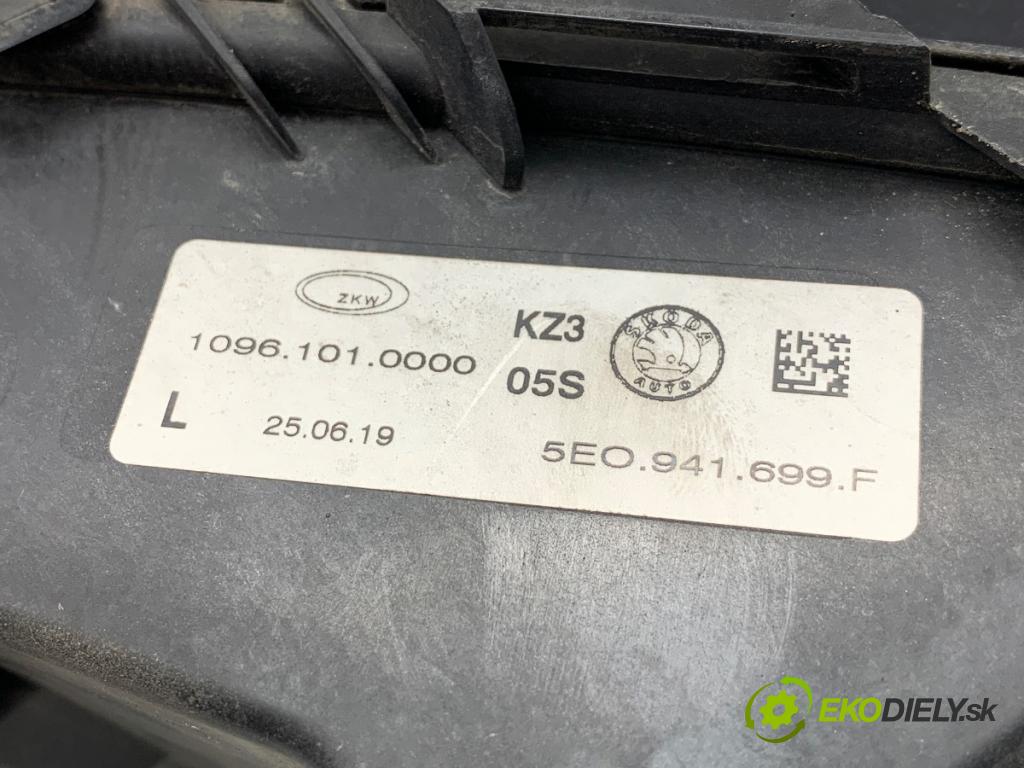 SKODA OCTAVIA III liftback 2019 85 kW 1.6 TDI 1598 hmlové svetlo, hmlovka levý přední část 5E0941699F