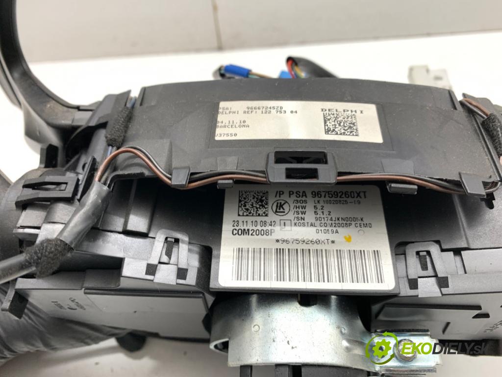 PEUGEOT 508 I sedan 2011 82 kW 1.6 HDi 1560 Prepínač kombinovaný 96759260XT (Prepínacie páčky pod volantom)
