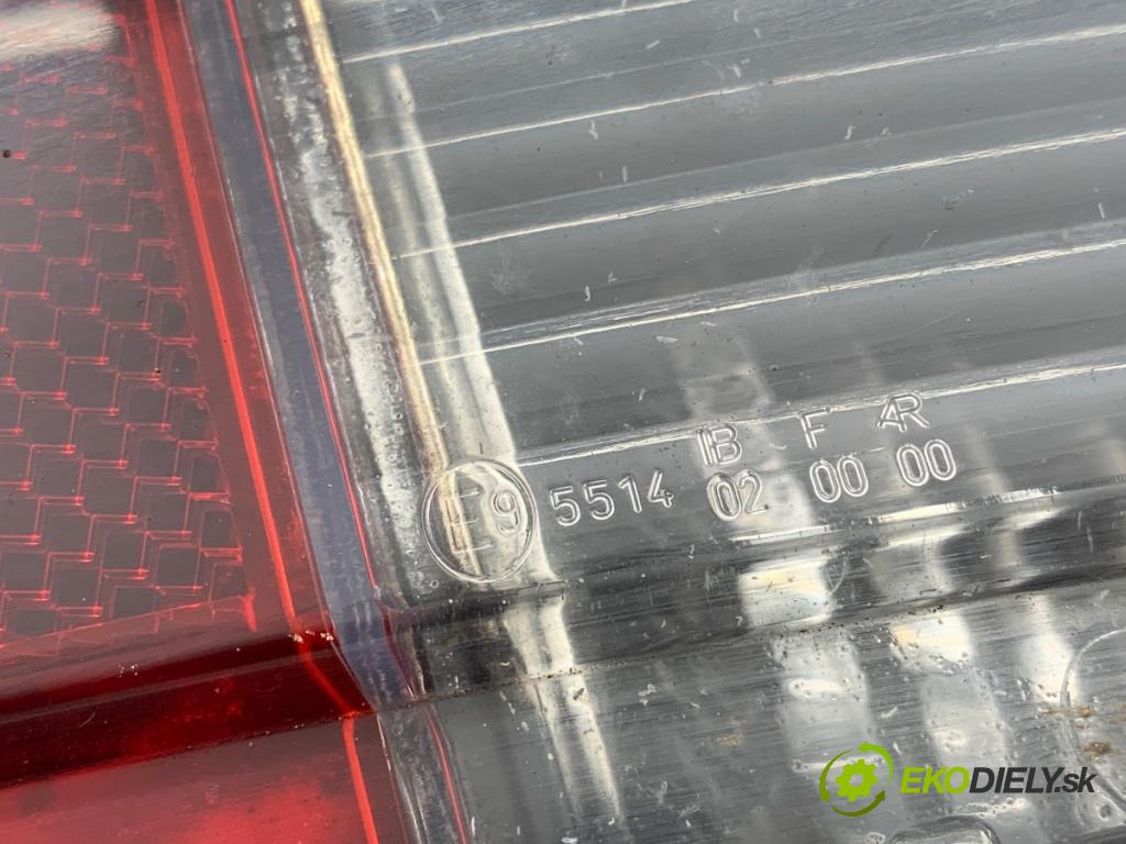 FIAT GRANDE PUNTO liftback 2006 48 kW 1.2 1242 Svetlo nárazníka pravy zad 51718011