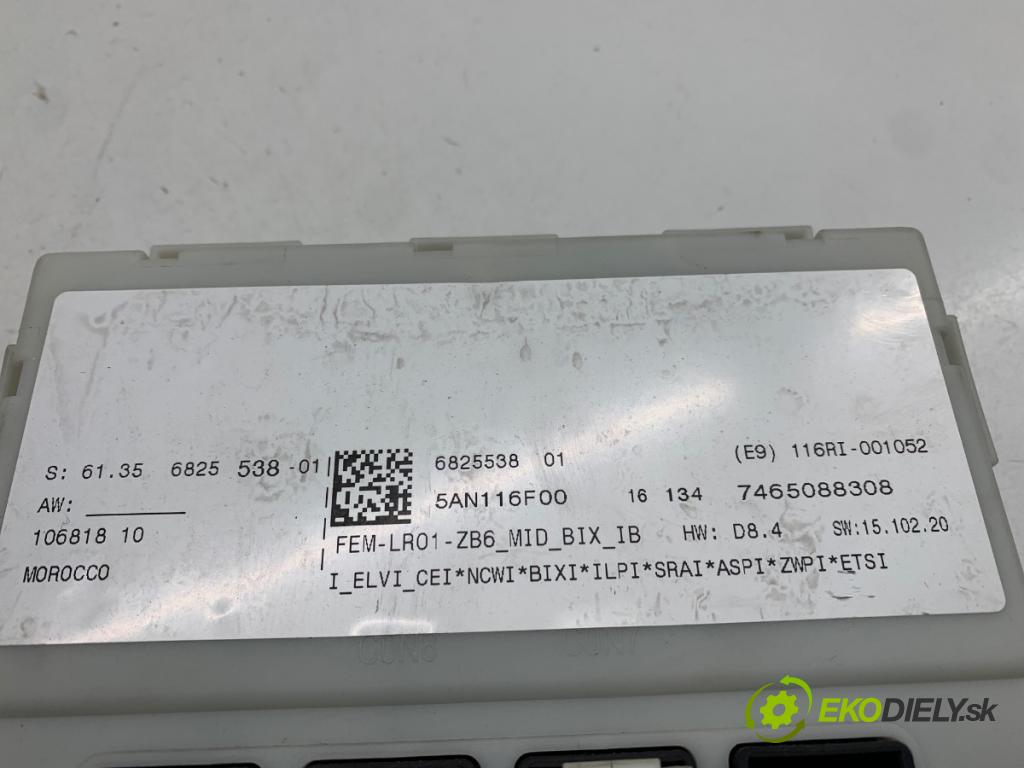 BMW F34 liftback 2016 190 kW 330 d 2993 Modul komfortu 6825538 (Modul komfortu)