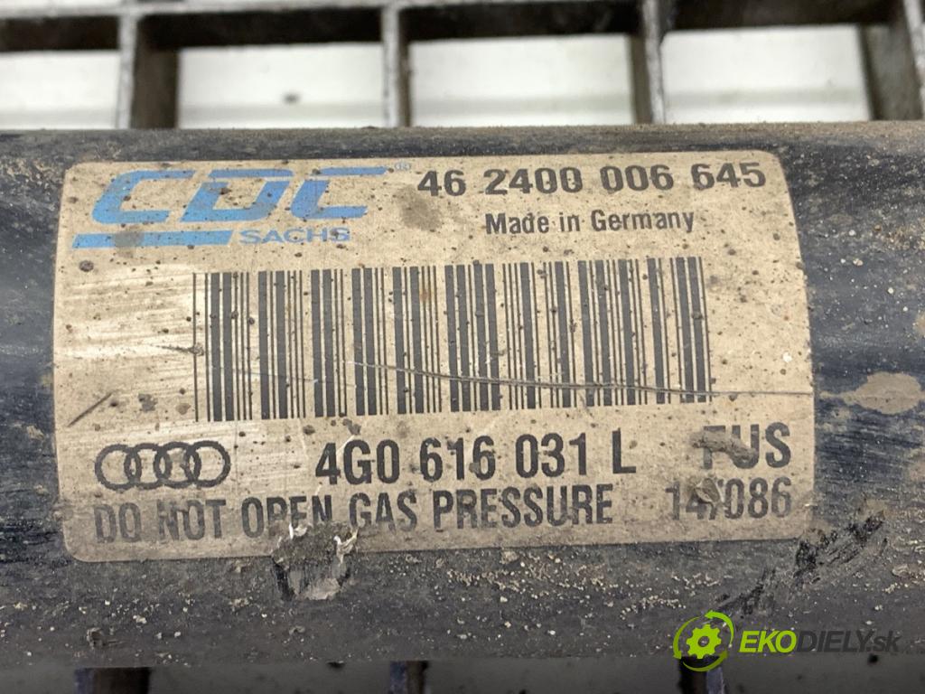 AUDI A6 C7 sedan 2014 180 kW 3.0 TDI quattro 2967 tlumič pravý zadní část 4G0616031L