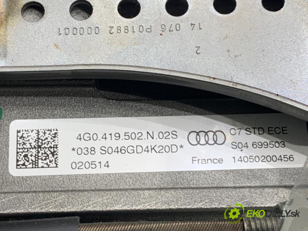 AUDI A6 C7 sedan 2014 180 kW 3.0 TDI quattro 2967 Hriadeľ, tyč volantu 4G0419502N (Tyč riadenia (volantu))