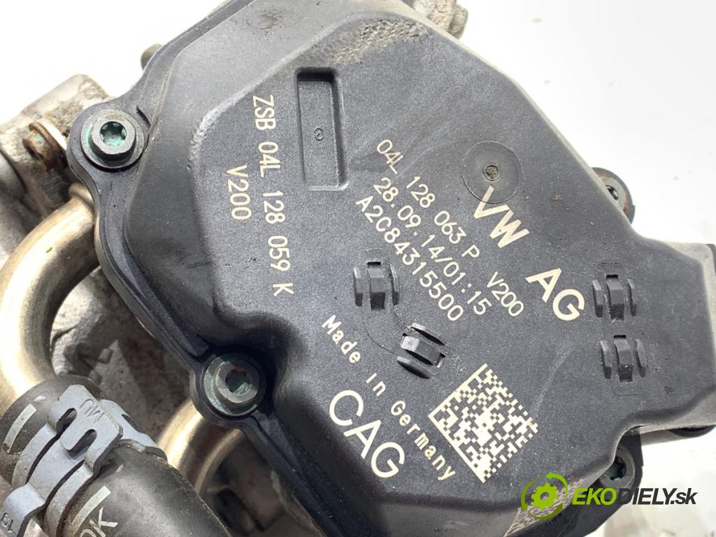 VW GOLF VII Kombi 2014 81 kW 1.6 TDI 1598 škrtíci klapka 04L128063P (Škrticí klapka)