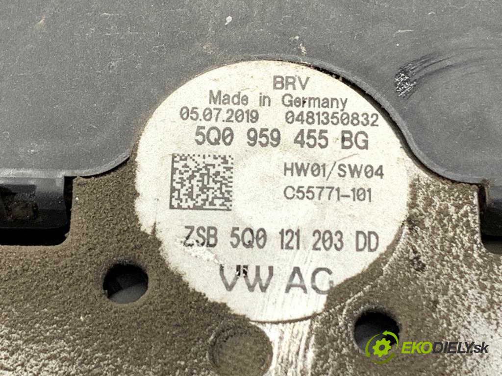 SKODA OCTAVIA III liftback 2019 85 kW 1.6 TDI 1598 ventilátor chladiče 5Q0959455BG (Ventilátor)